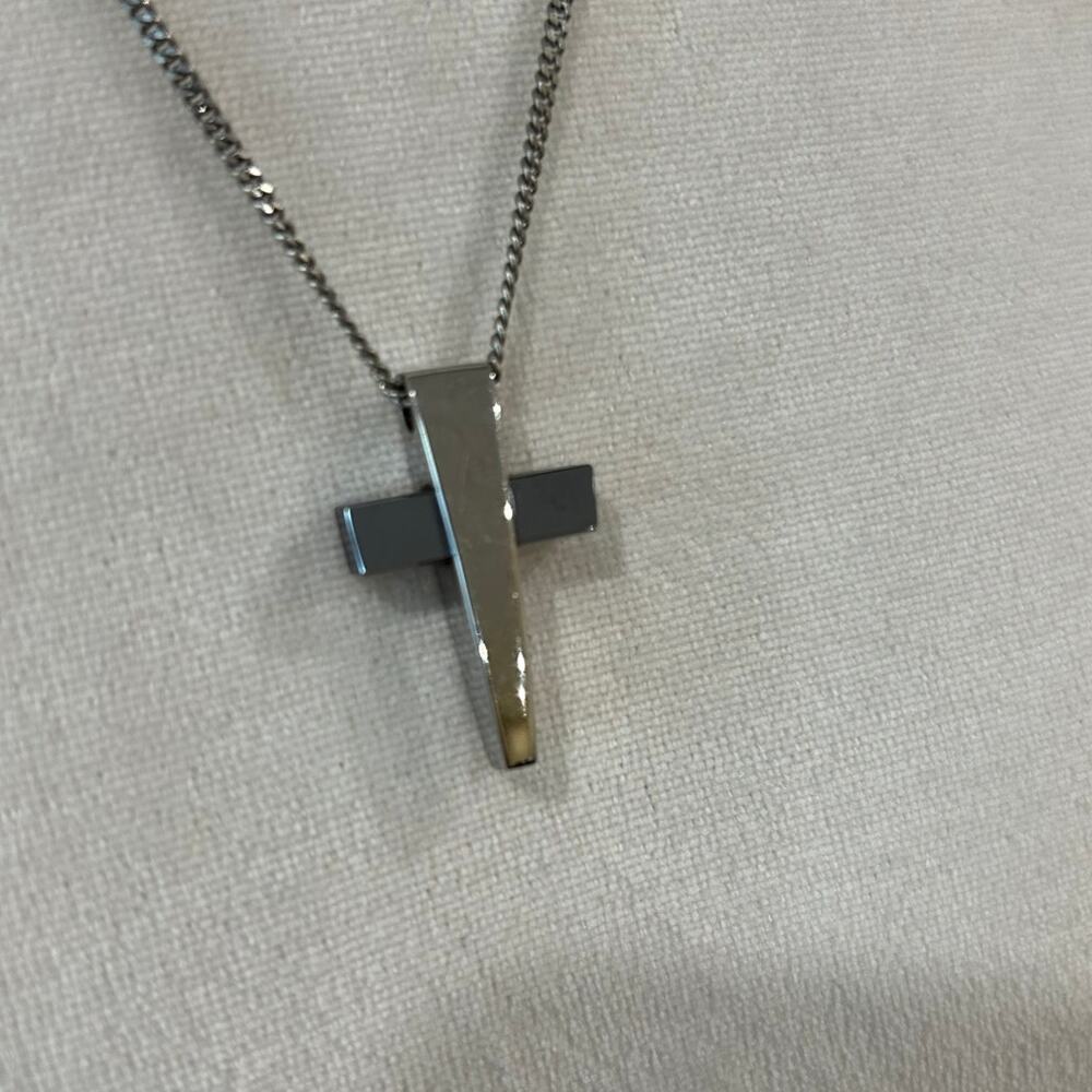 Colibri stainless steel cross modern minimalist contemporary